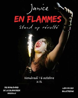 Affiche de Janice en Flammes dans Stand up révolté