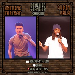 Affiche de Le 2 en 1 avec Aubin Dala et Antoine Tartrat
