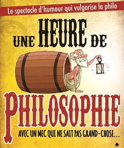 Affiche de 1 heure de philosophie, avec un mec qui ne sait pas grand chose