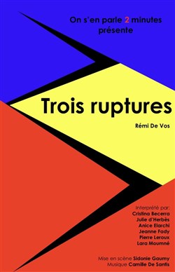Affiche de Trois ruptures