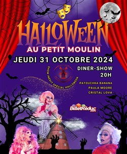 Affiche de Halloween au Petit Moulin