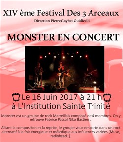 Affiche de Monster | Festival des 3 Arceaux