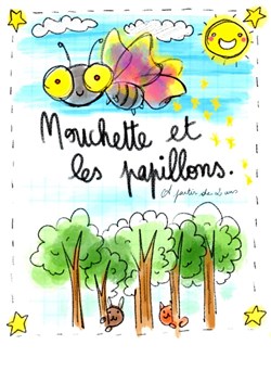 Affiche de Mouchette et les papillons