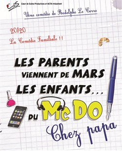 Affiche de Les parents viennent de Mars, les enfants du McDo ! Chez Papa
