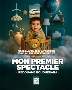 Affiche de Redouane Bougheraba dans À jamais mon premier spectacle
