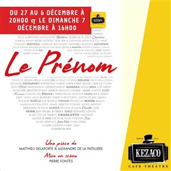 Affiche de Le prénom