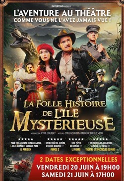 Affiche de La folle histoire de l'île mystérieuse