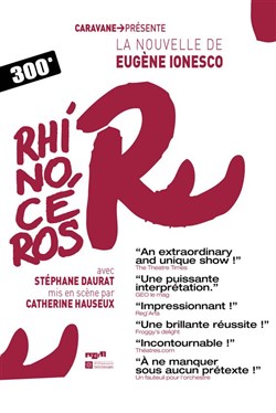 Affiche de Rhinoceros - la nouvelle