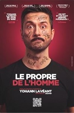 Affiche de Yohann Lavéant dans Le Propre de l'Homme