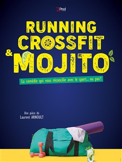 Affiche de Running,crossfit et mojito