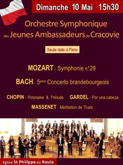 Affiche de Orchestre Symphonique des Jeunes Ambassadeurs de Cracovie