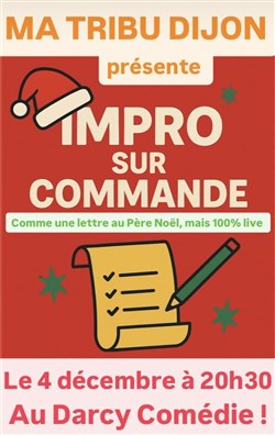 Affiche de Impro sur commande