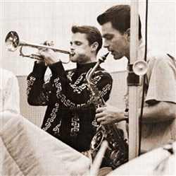 Affiche de Fabien Mary fête Chet Baker & Art Pepper
