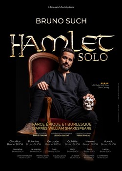 Affiche de Bruno Such dans Hamlet Solo