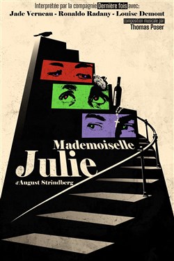 Affiche de Mademoiselle Julie - August Strindberg