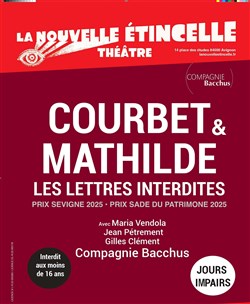 Affiche de Courbet & Mathilde : Les lettres interdites