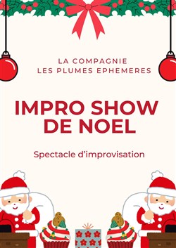Affiche de Impro Show de Noël des Plumes Ephémères