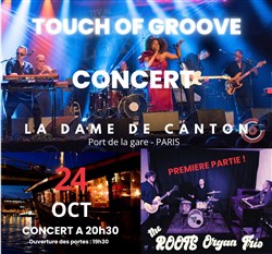 Affiche de Touch The Groove + The Roots Organ Trio