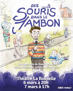 Affiche de Benoît Maury dans Des souris dans le jambon