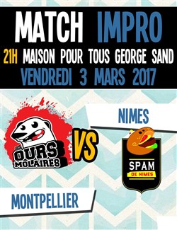 Affiche de Match impro : Montpellier vs Nîmes