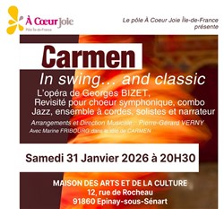 Affiche de Carmen in Swing and Classic