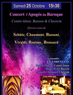 Affiche de Concert : l'Apogée du Baroque