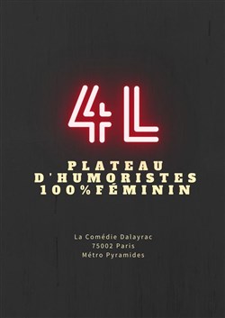 Affiche de 4L Plateau 100% féminin