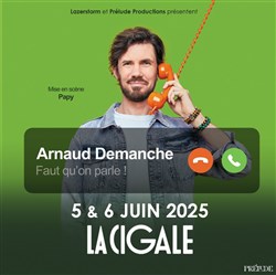 Affiche de Arnaud Demanche dans Faut qu'on parle