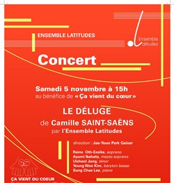 Affiche de Le déluge de St Saëns (solistes et choristes)