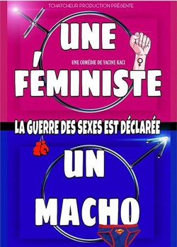 Affiche de Une féministe, un macho : la guerre est déclarée