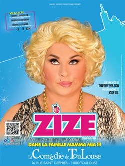 Affiche de Zize dans La famille Mamma mia !