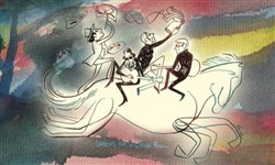 Affiche de JP Nataf et Bastien Lallemant: concert dessiné