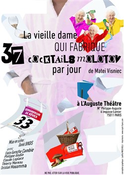 Affiche de La vieille dame qui fabrique 37 cocktails molotov par jour