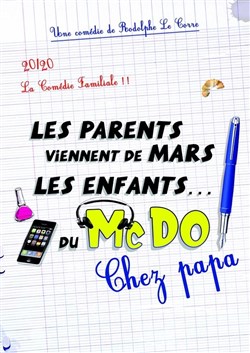 Affiche de Les parents viennent de Mars, les enfants du MacDo | chez Papa