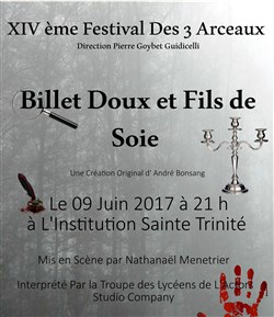 Affiche de Billets Doux et Fils de Soie | Festival des 3 Arceaux