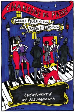 Affiche de Carole Poulain : Chansons de passe