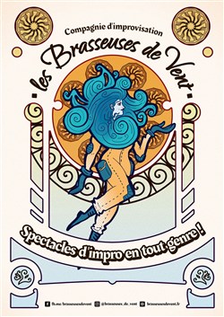 Affiche de Pointillés : Spectacle d'improvisation