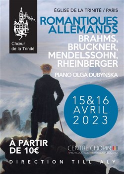 Affiche de Choeur de la Trinité : Romantiques allemands