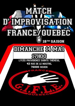 Affiche de Match n°2 France-Québec