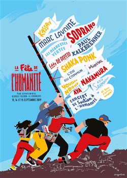 Affiche de Fête de l'Humanité | Forfait 3 jours