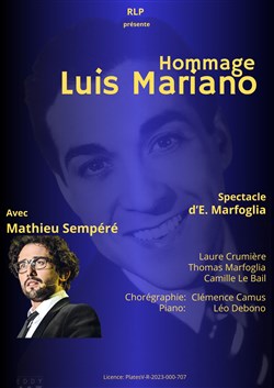 Affiche de Hommage à Luis Mariano
