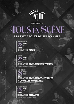 Affiche de Tous en scène : Elèves confirmés et section comédie musicale