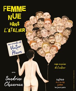 Affiche de Femme nue dans l'atelier