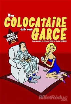 Affiche de Mon colocataire est une garce