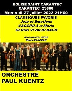 Affiche de Paul Kuentz : Classiques favoris | Carantec