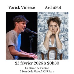 Affiche de ArchiPol + Yorick Vinesse