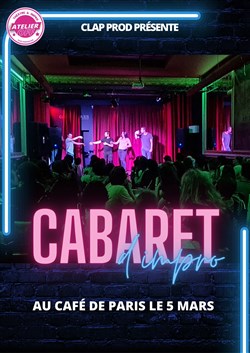 Affiche de Cabaret d'improvisation de l'Atelier Off