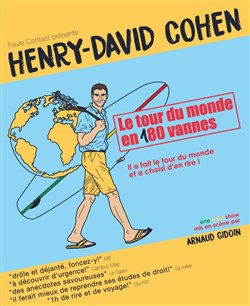 Affiche de Henry David Cohen dans Le tour du monde en 180 vannes
