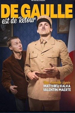 Affiche de De Gaulle est de retour