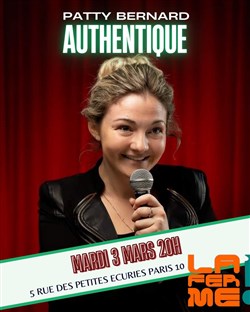 Affiche de Patty Bernard dans Authentique